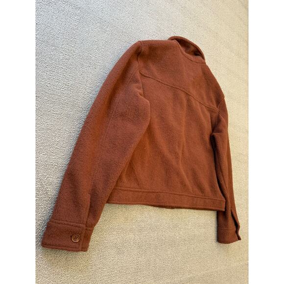 Joie Brown Jacket Women's Size L/G Button Up‎ Outerwear - Picture 14 of 14
